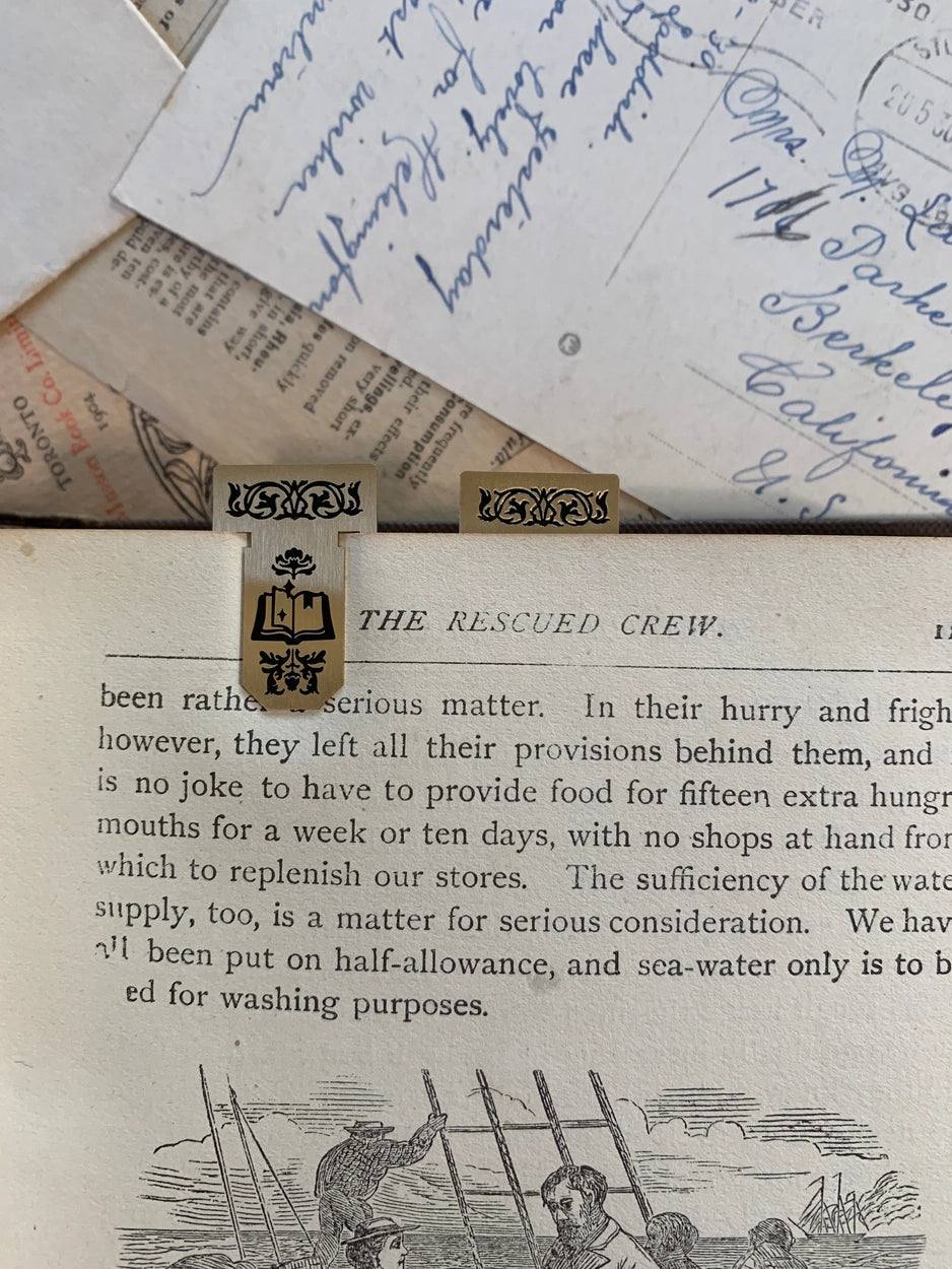 The Creeping Moon Brass Page Markers (Set of 4)
