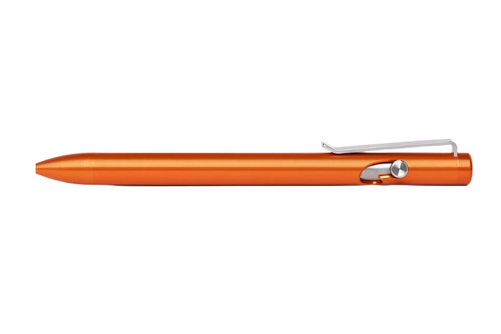 Tactile Turn Standard Aluminum Bolt Action Pen - Orange