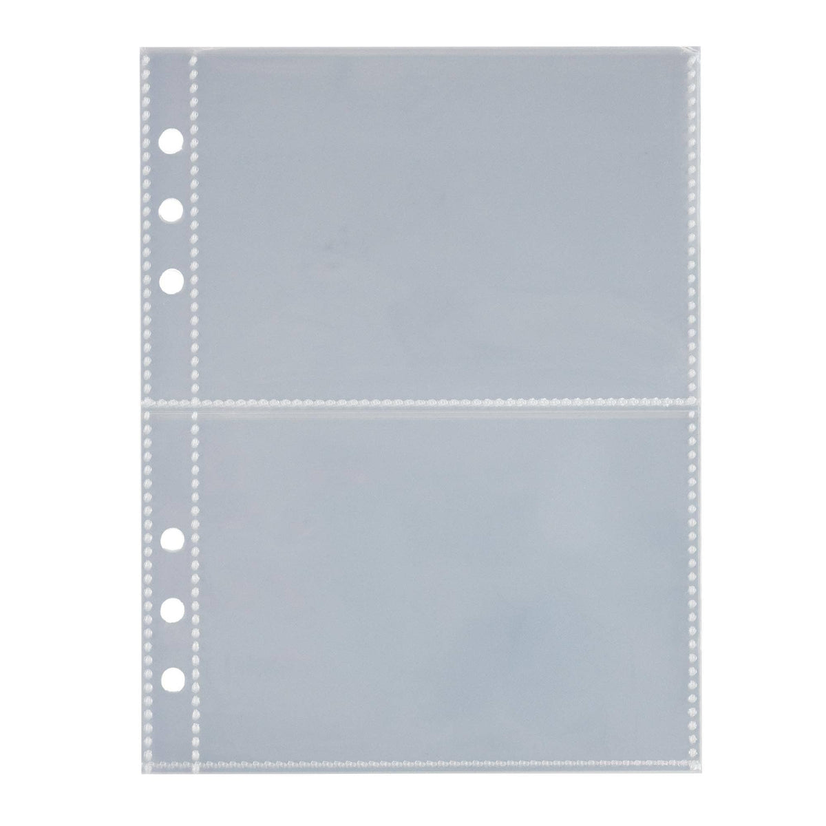 Menmin Made A5 Journal Bag Accessory Refill - Clear 2-Pocket Sleeve (10 Sheets)