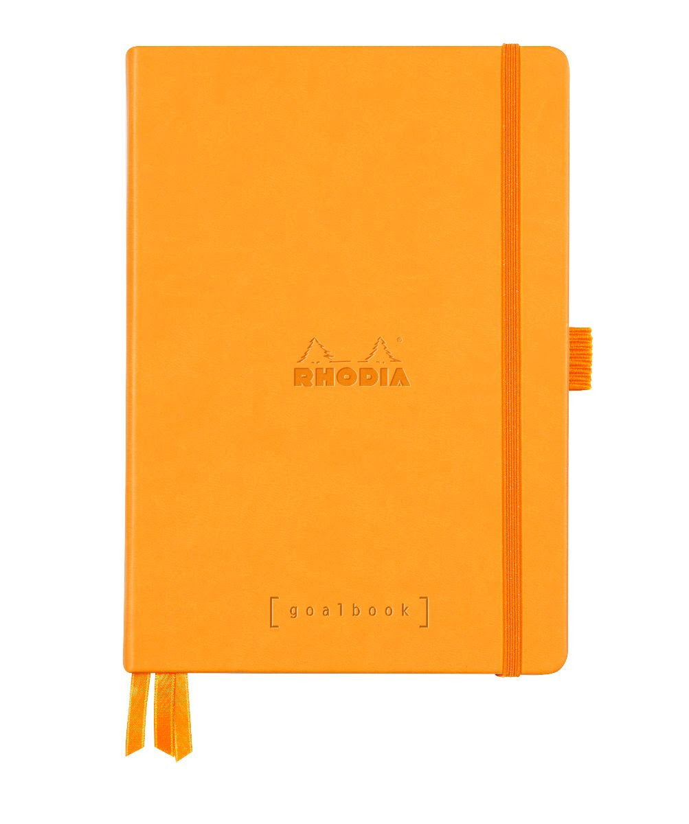 Rhodia Goal Book A5 Hardcover - Silver with Ivory Paper (Dotted)