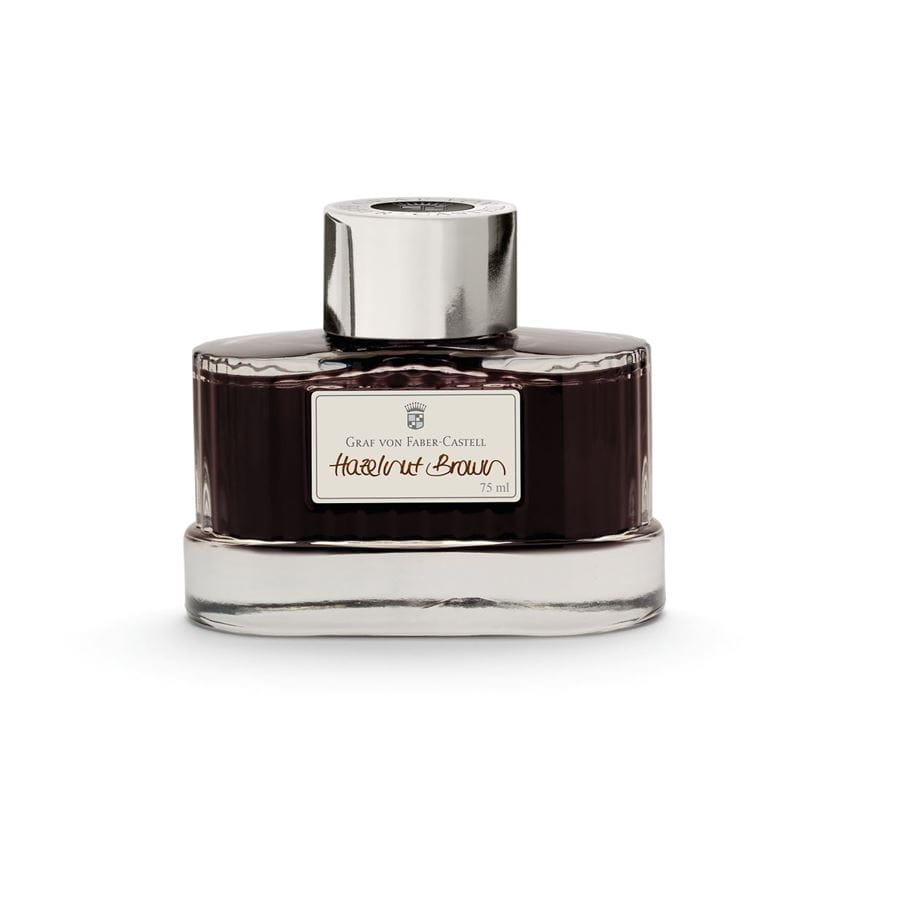 Graf von Faber-Castell Hazelnut Brown Bottled Ink (75ml)