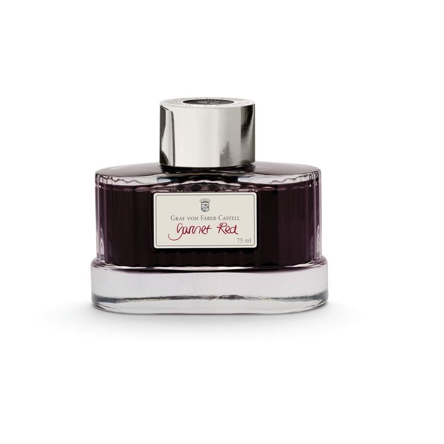 Graf von Faber-Castell Garnet Red Bottled Ink (75ml)
