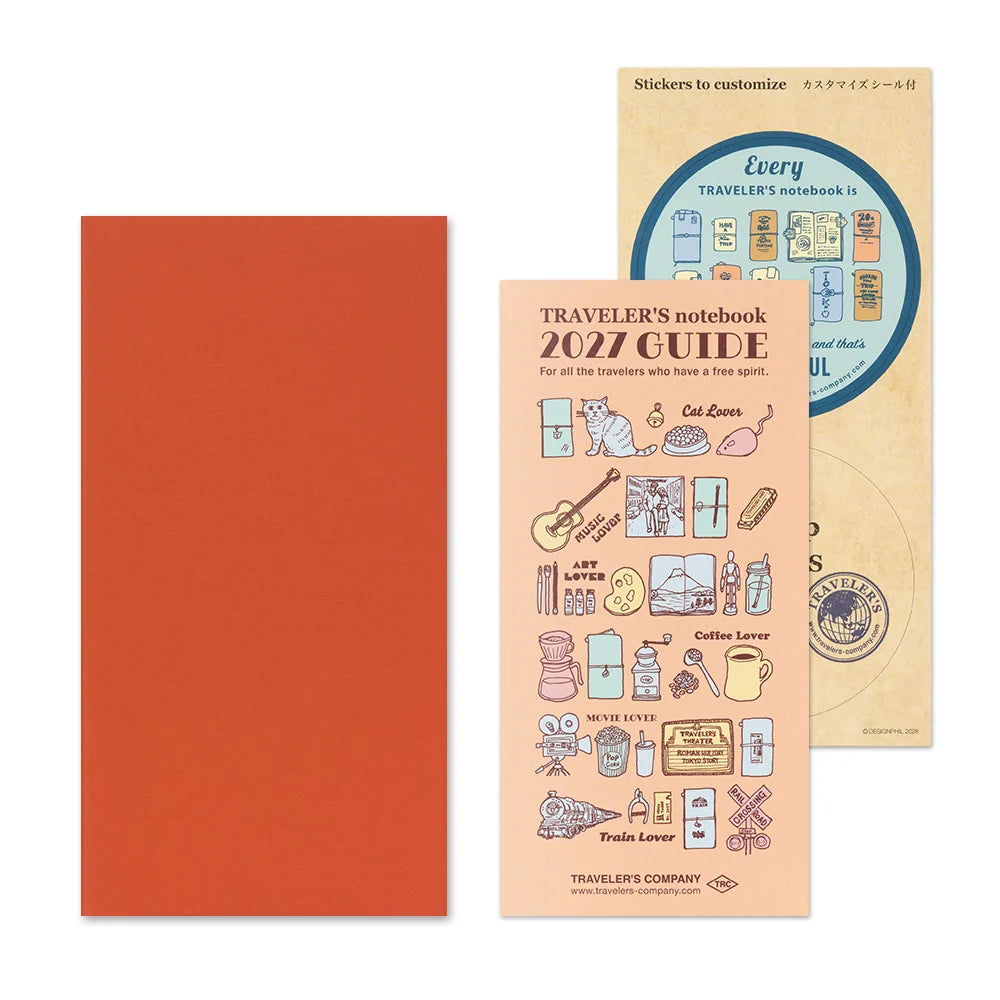TRAVELER'S 2027 Regular Size Diary Insert - Monthly
