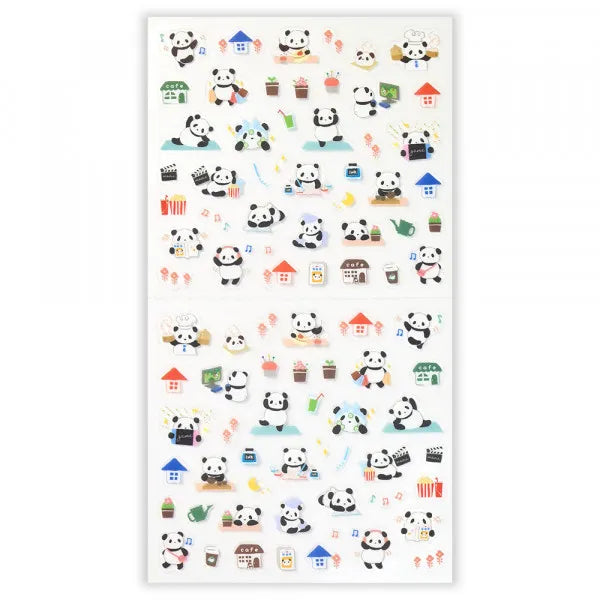 NB Planner Stickers - Panda Enjoying Hobbies