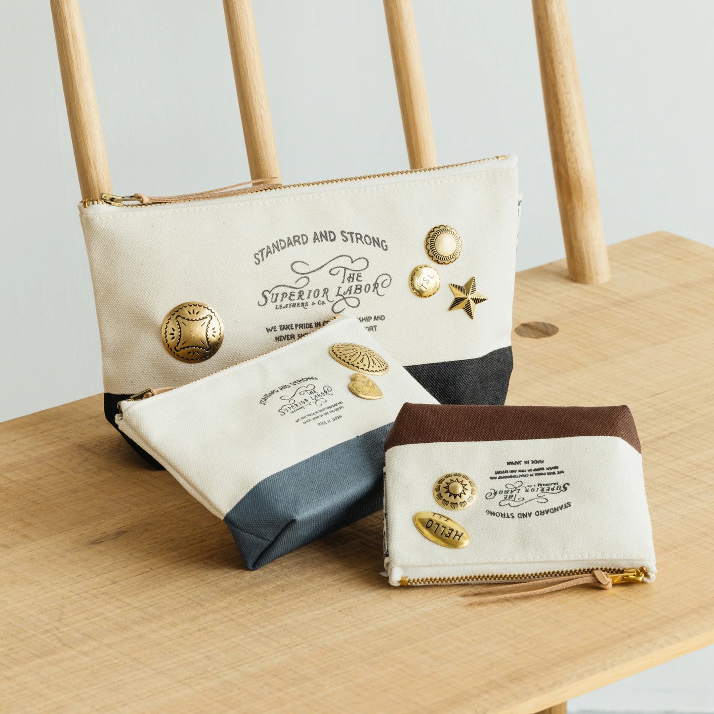 The Superior Labor Brass Round Pin - A