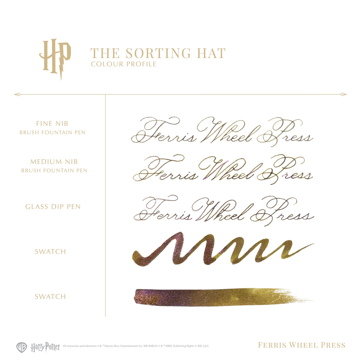 Ferris Wheel Press Harry Potter The Sorting Hat (38ml) Bottled Ink (Limited Edition)