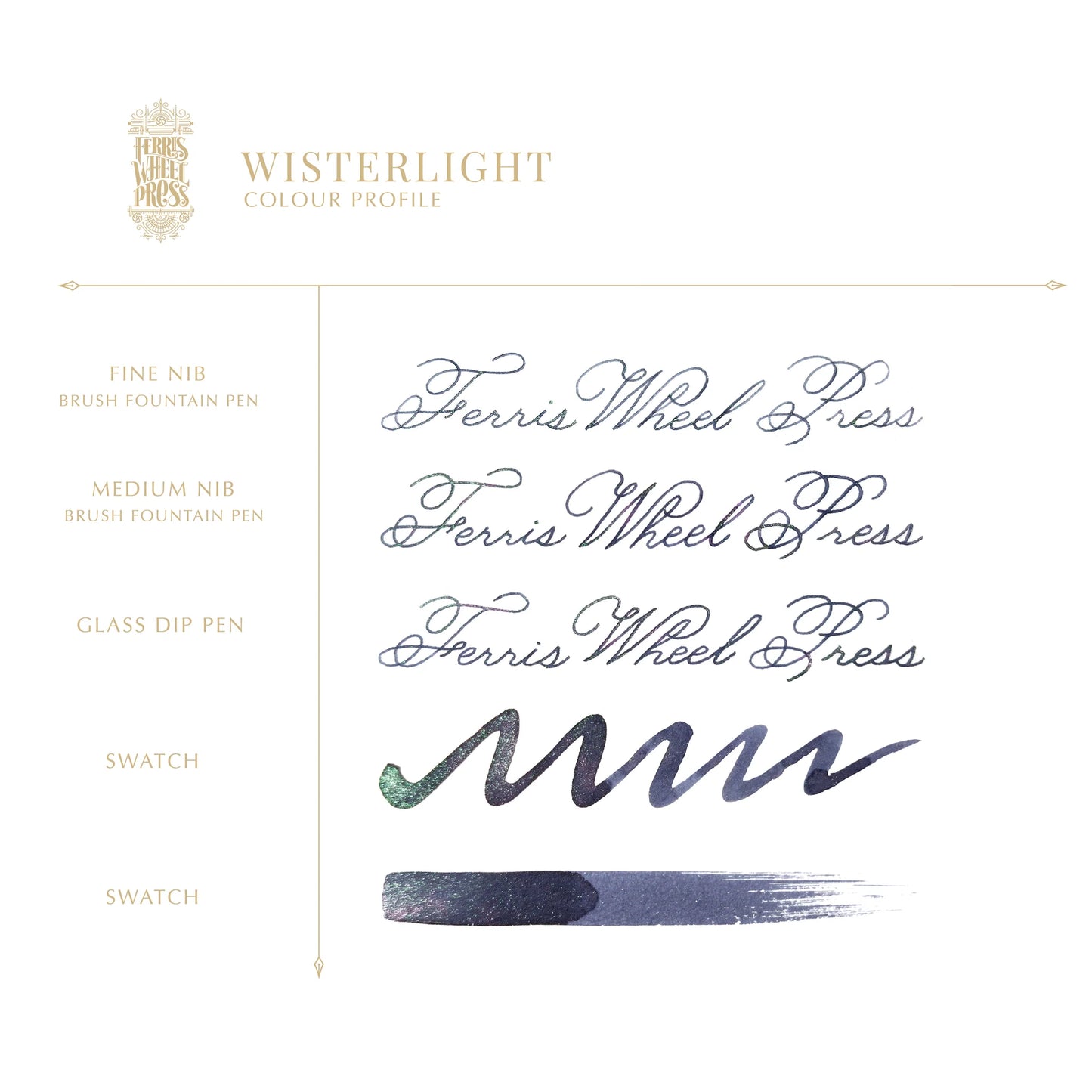 Ferris Wheel Press Wisterlight (20ml) Bottled Ink - FerriTales: The Book of Knights Series