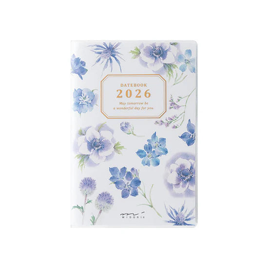 Midori 2026 Mini Pocket Diary - Country Time Flower – Dromgoole's