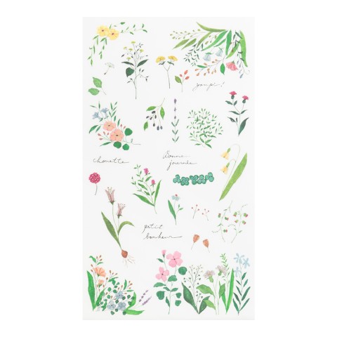 Midori Transfer Stickers - Flowering Plants