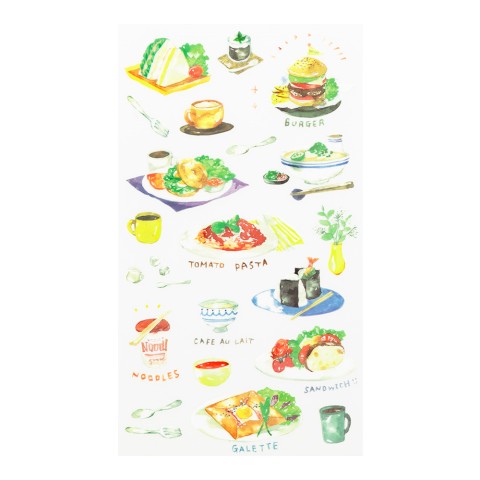 Midori Transfer Stickers - Lunch