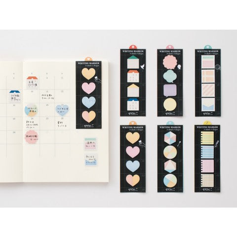 Midori Writing Marker Sticky Memo Block - Message
