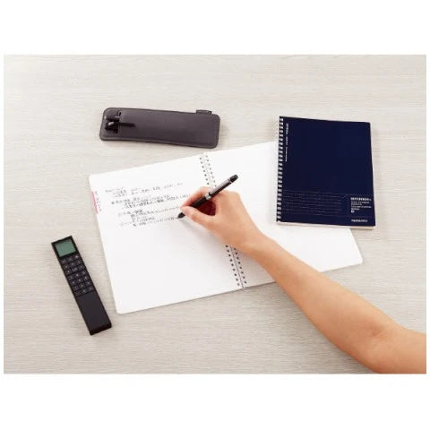 KOKUYO Soft Ring A5 Notebook - Navy (6mm Dot Lined)