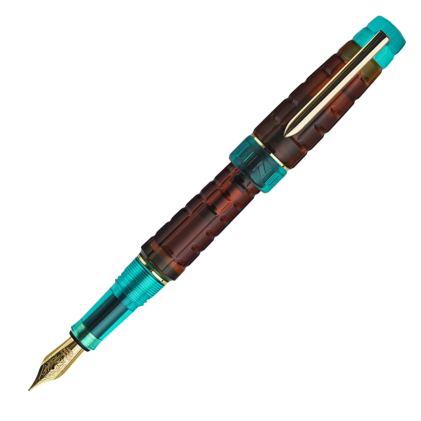 BENU Tessera Collection Fountain Pen - Ribbon Turquoise