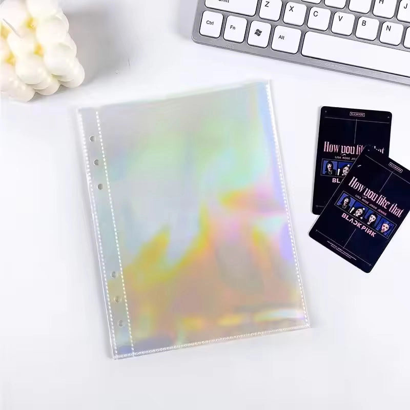 Menmin Made A5 Journal Bag Accessory Refill - Holographic Sticker Sheet Sleeve (10 Pack)