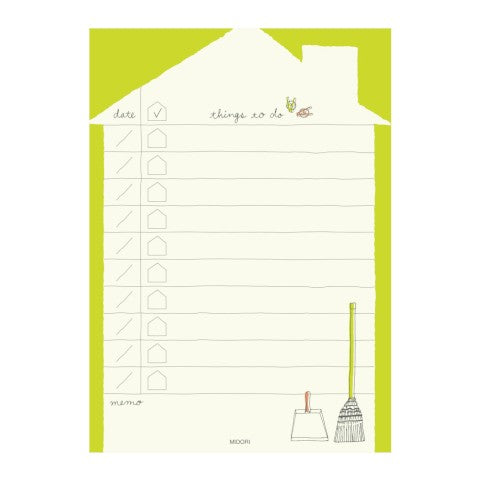 Midori To Do Memo Pad - Zakka