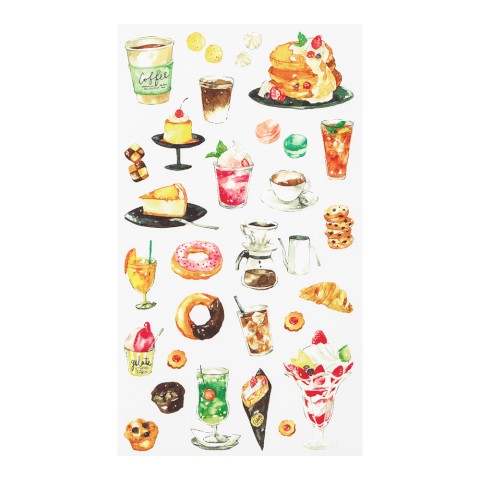 Midori Transfer Stickers - Snacks