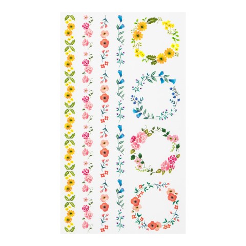 Midori Transfer Stickers - Wreaths
