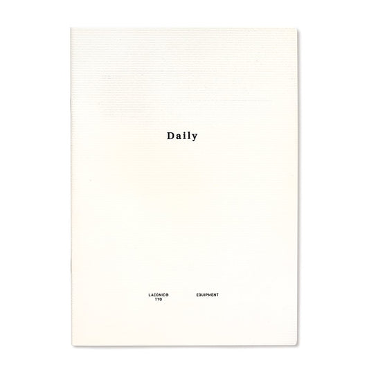Laconic Style Notebook - Daily (A5)