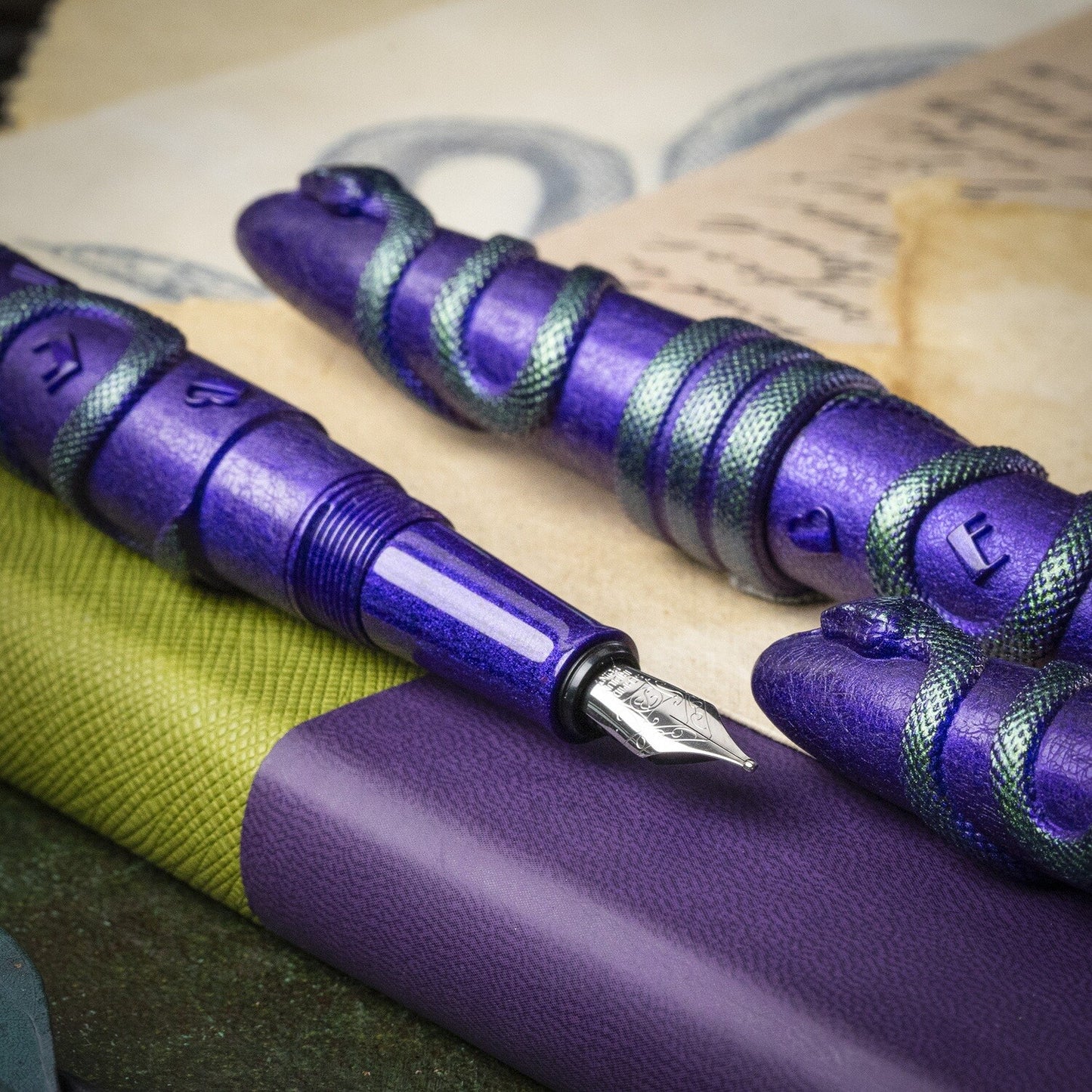 Benu Viper Fountain Pen - Bush