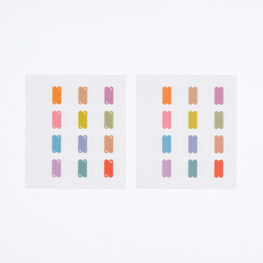 Hobonichi TSUKI no IRO Index Stickers