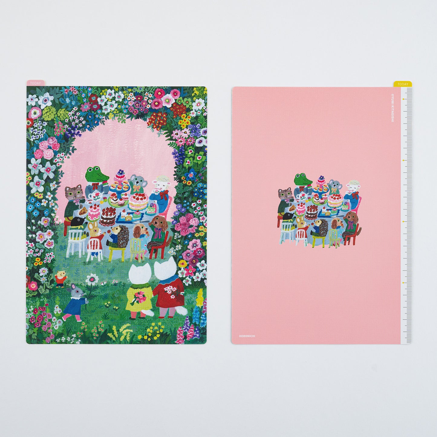 Hobonichi A5 Cousin Pencil Board - Yumi Kitagishi: In the Garden