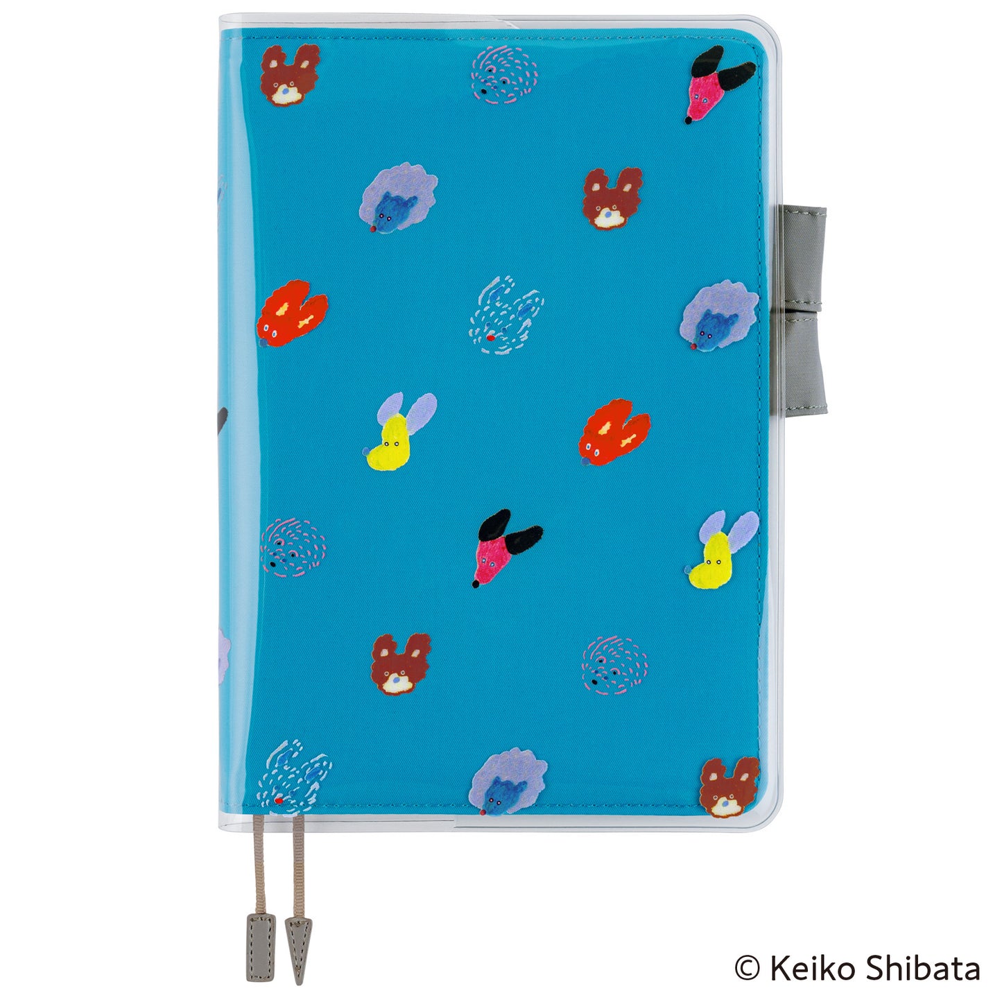 Hobonichi A5 Cousin Cover on Cover - Keiko Shibata: (Dog Ears Fluttering in the Wind)