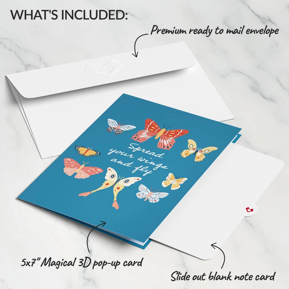 Lovepop Pop-Up Card - Spread Your Wings Butterfly