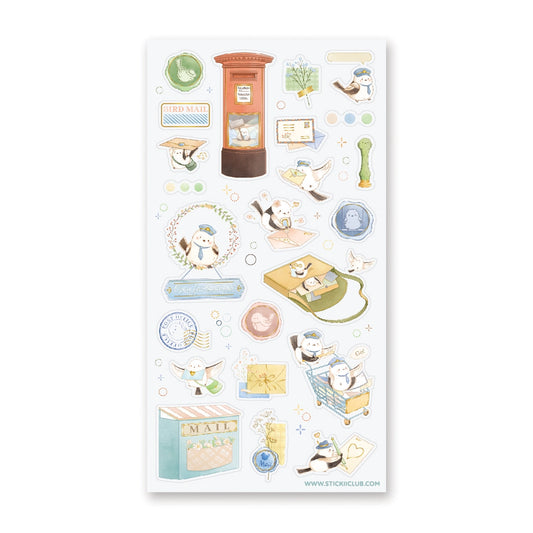 Faire Stickii Sticker Sheet - Birb Post
