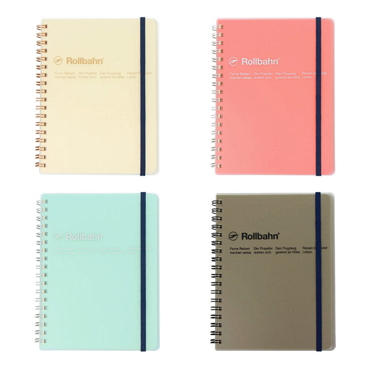 Delfonics Rollbahn CLEAR Spiral Large Notebook - Grey