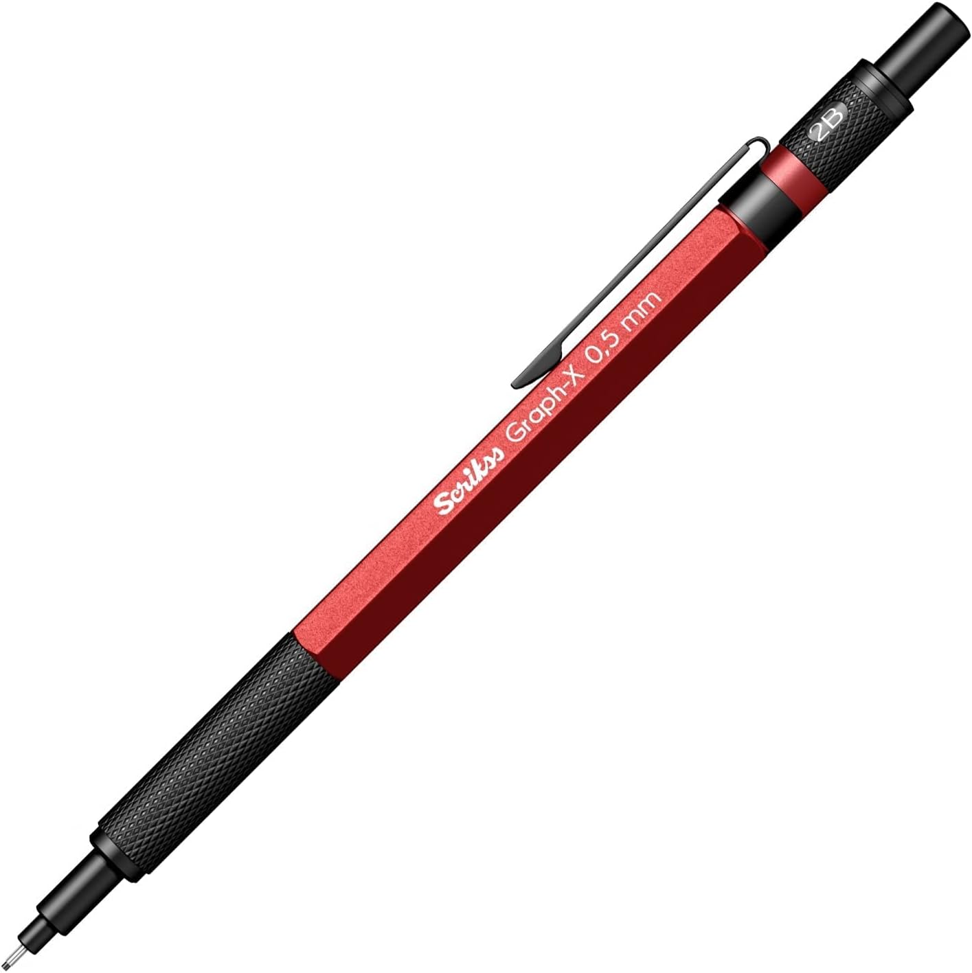 Scrikss Graph-X .7mm Mechanical Pencil - Red