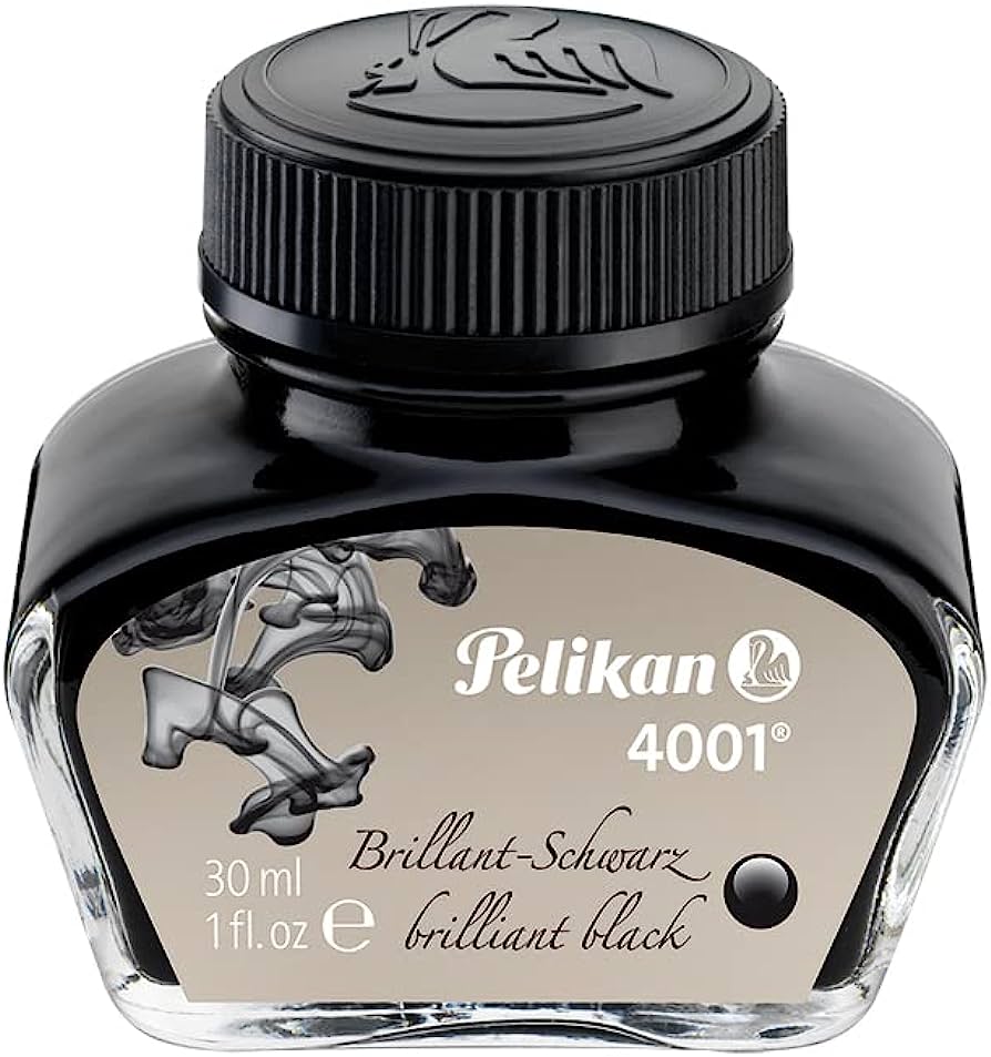 Pelikan 4001 Brilliant Black Bottled Ink (30ml)