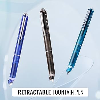 Writech Clictek Retractable Fountain Pen - Clear Green