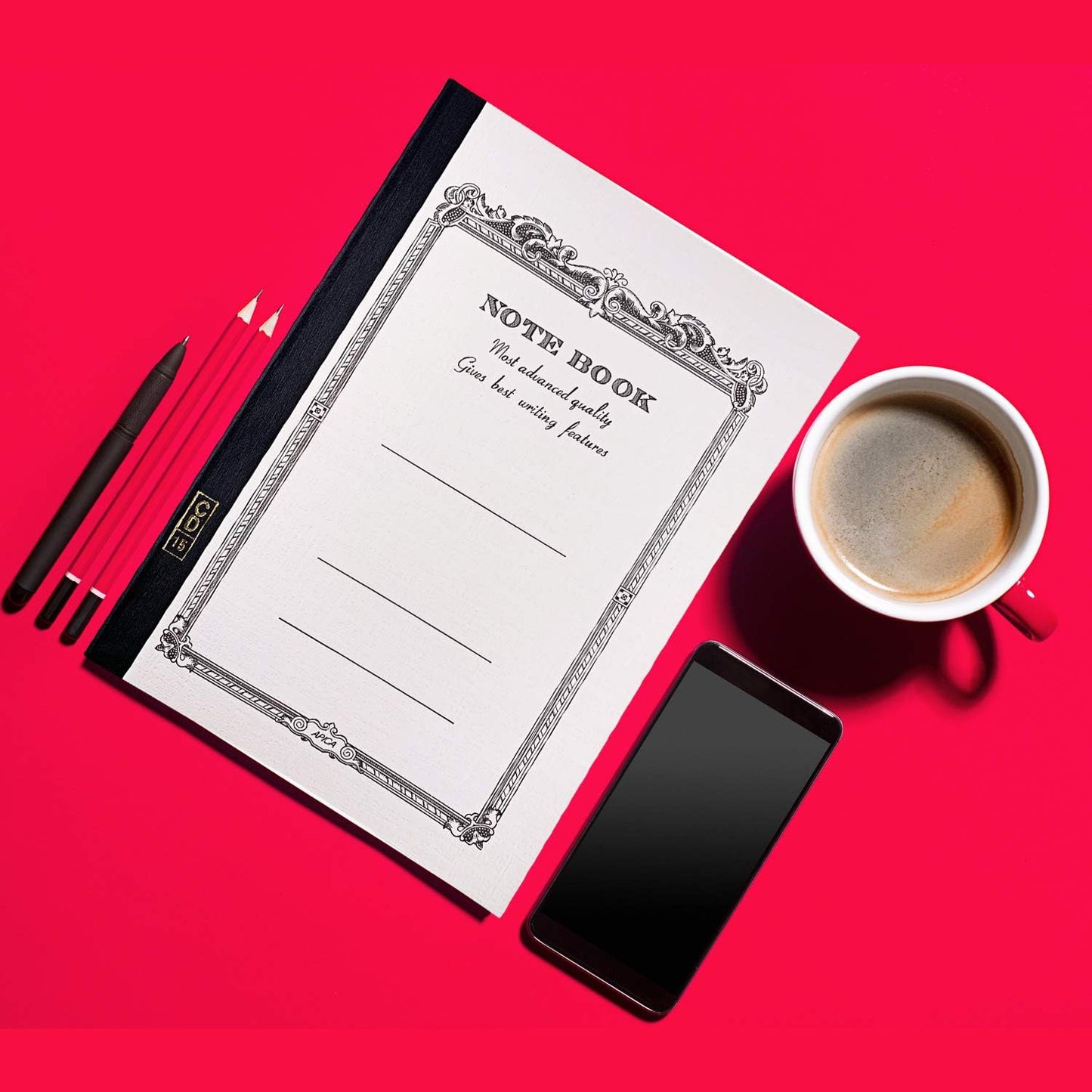 Apica CD Notebook Semi B5 - White (Lined)