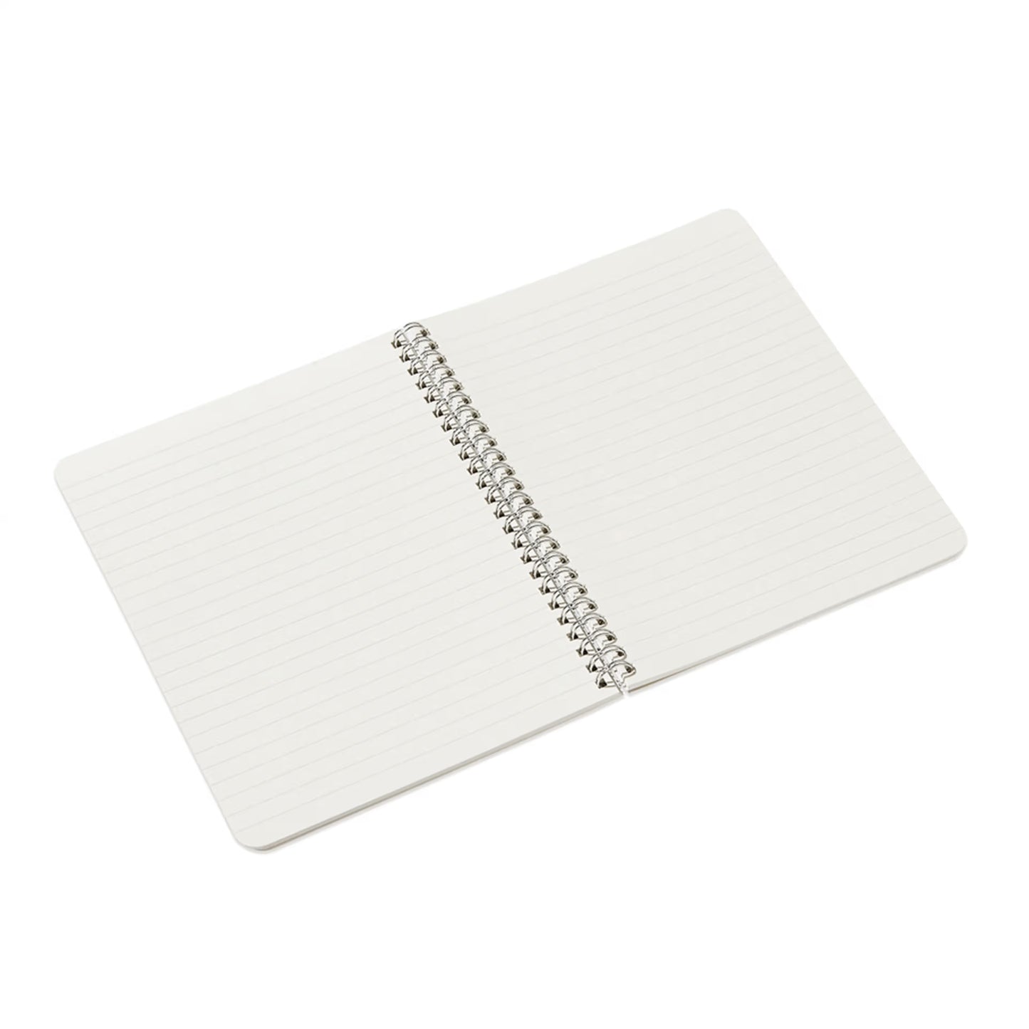 Fabriano EcoQua A5 Side-Spiral Ruled Notebook - Red