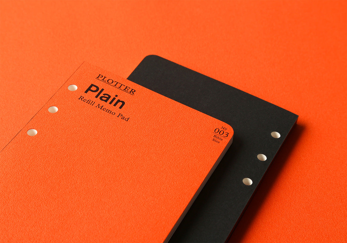 PLOTTER Refill Memo Pad Plain (80 Sheets) - Bible Size