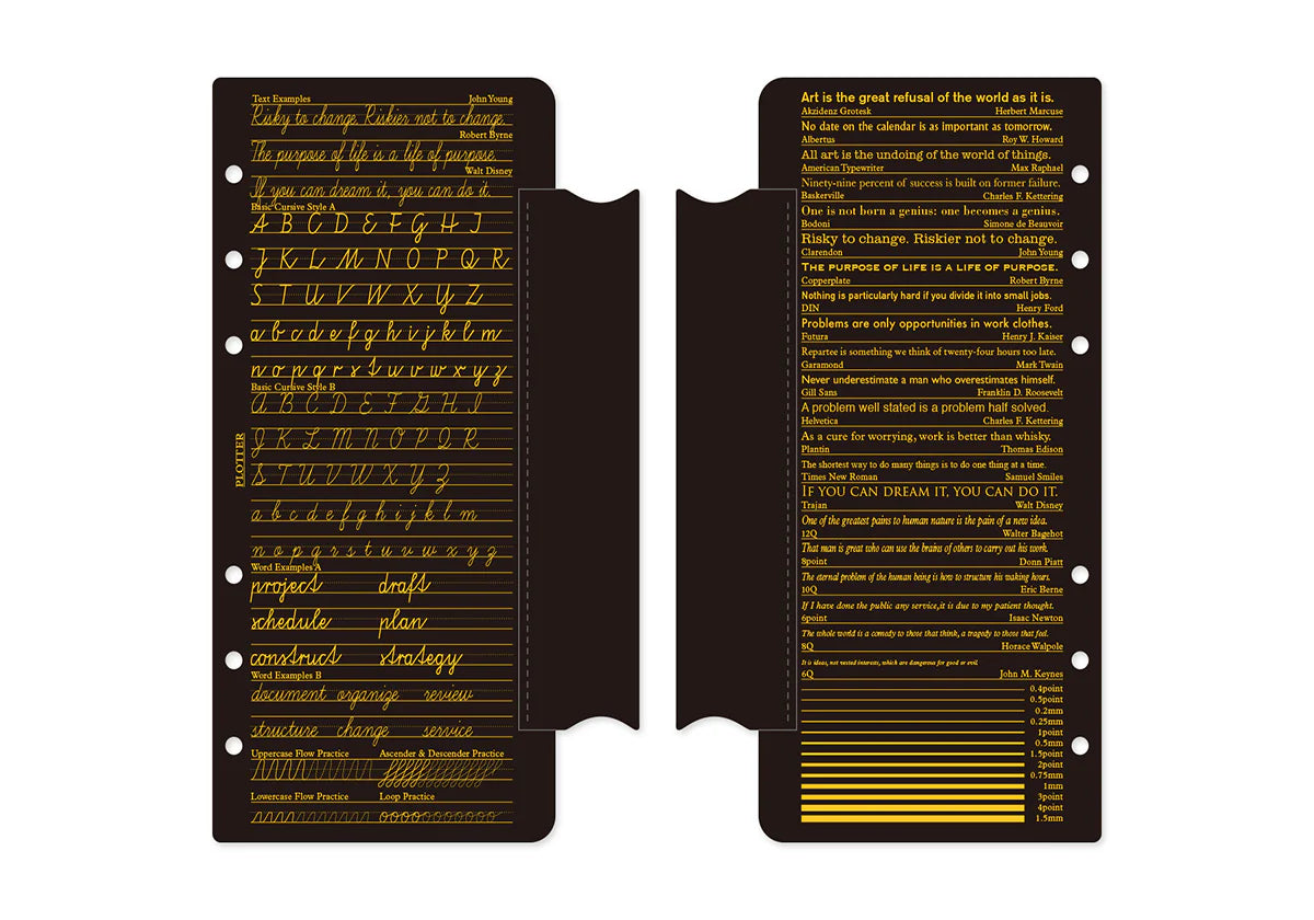 PLOTTER Accessory Refill Leather Penholder with Lifter - Narrow Size