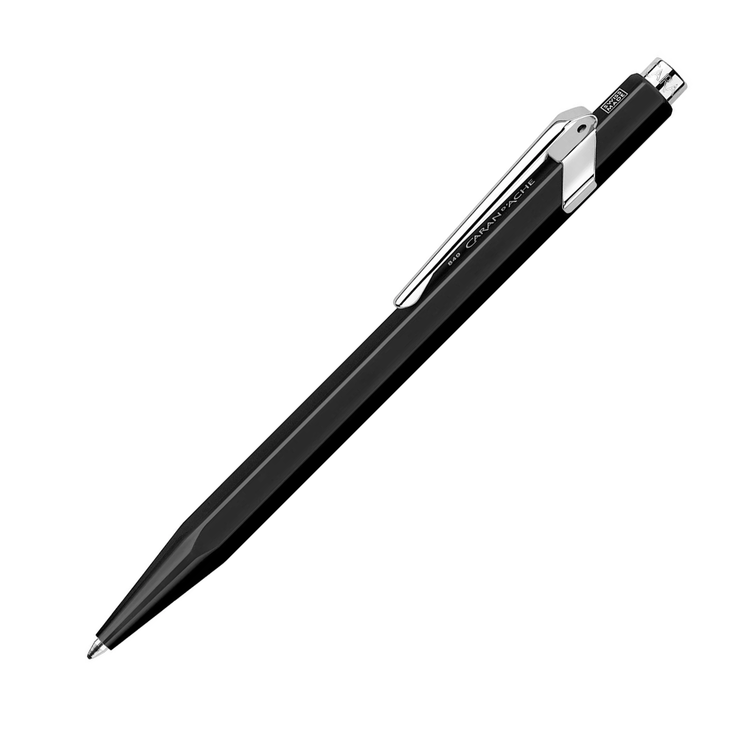 Caran d'Ache 849 Black Metal Ballpoint with Black Goliath Refill
