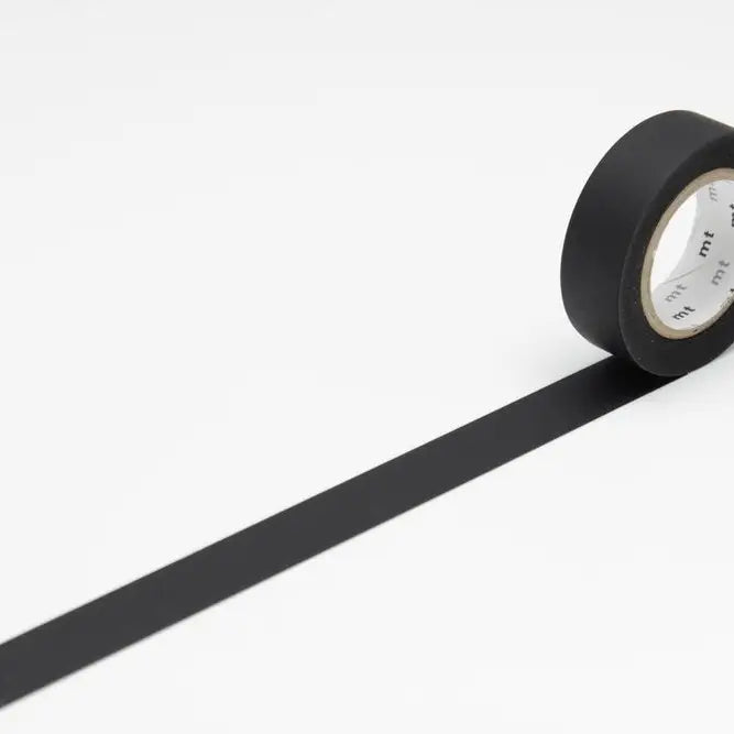 MT Masking Tape - Tape Single - Matte Black (15mm)