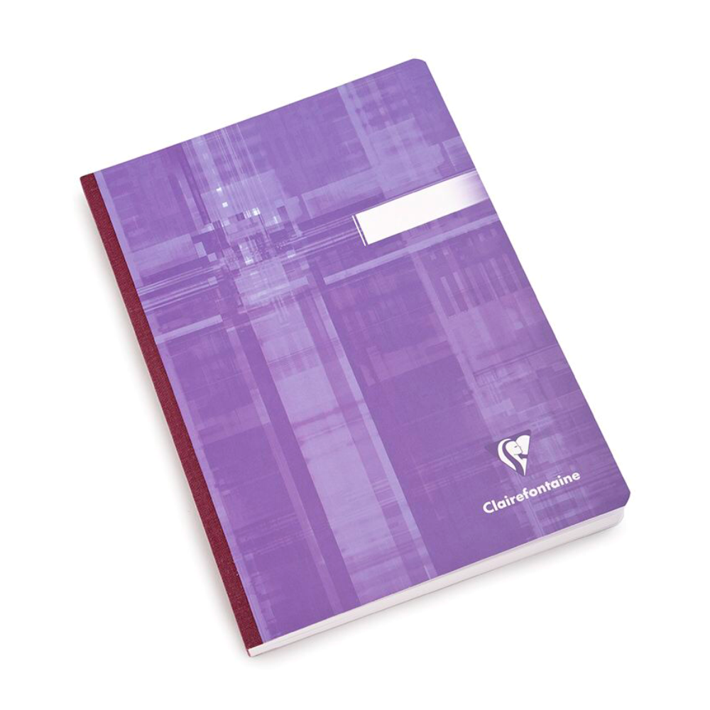 Clairefontaine #69546 Classic Lined Clothbound Notebook (6 x 8.25) (Assorted)