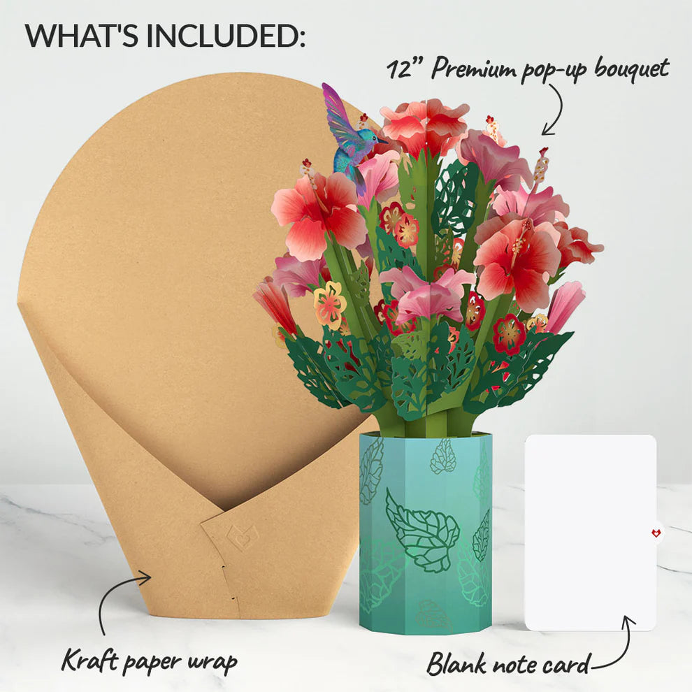 Lovepop Pop-Up Bouquets - Hibicus Bouquet
