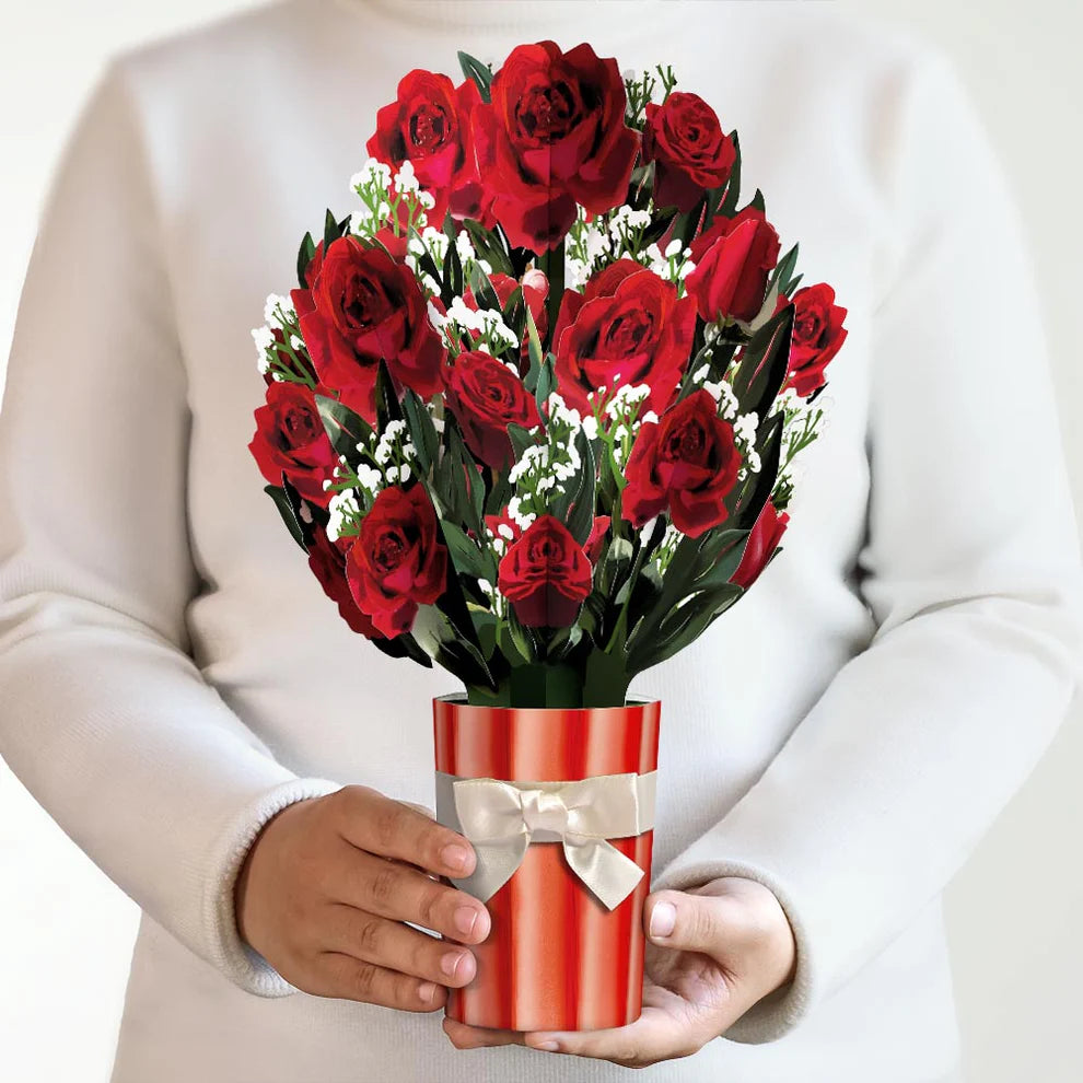 Lovepop Pop-Up Bouquets - Romantic Red Roses