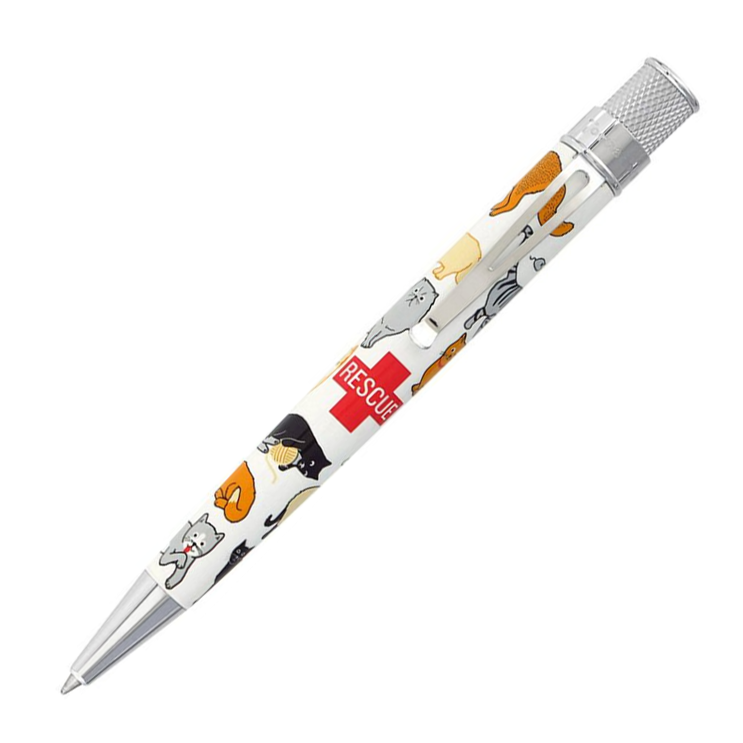 Retro 51 Collection Tornado Rollerball - Cat Rescue V2 -Generic Box