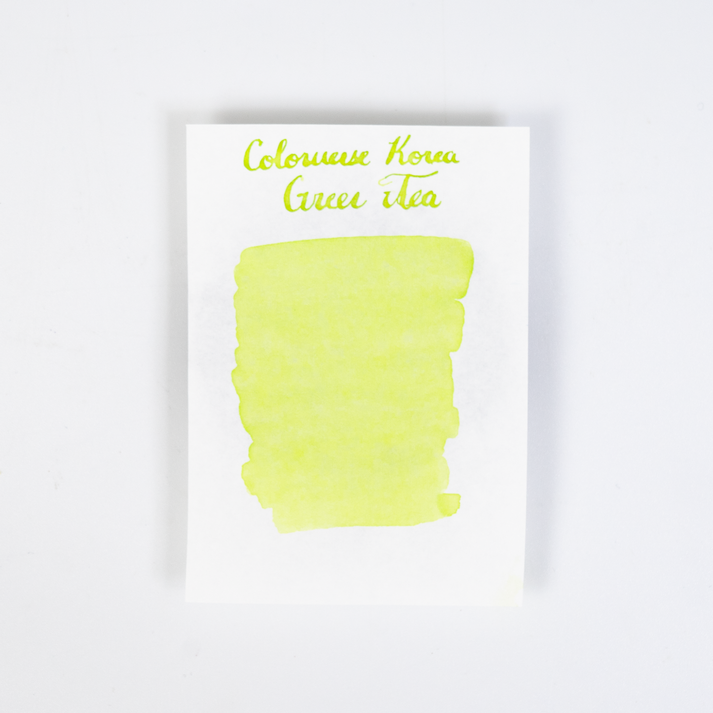 Colorverse Green Tea (15ml) Bottled Ink (Korea Special Ink)