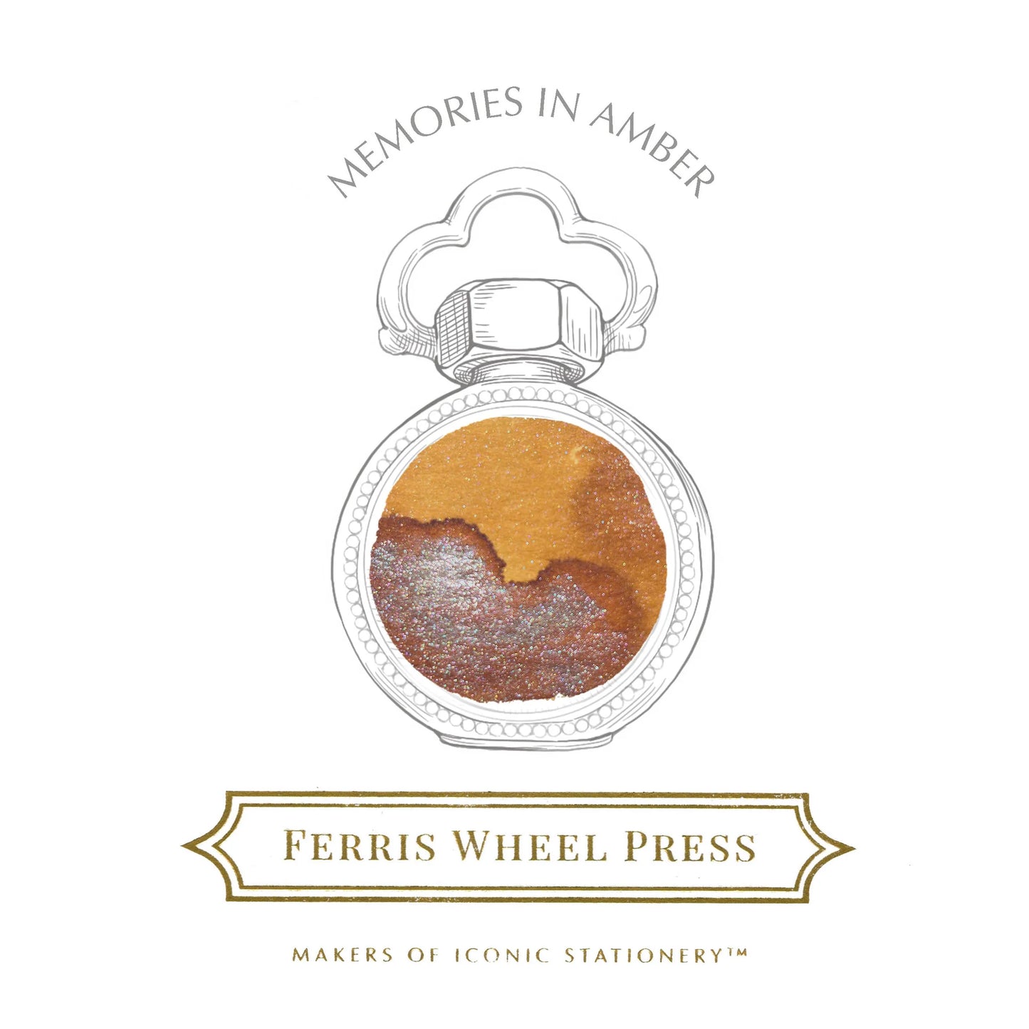 Ferris Wheel Press Memories of Amber (38ml) Bottled Ink