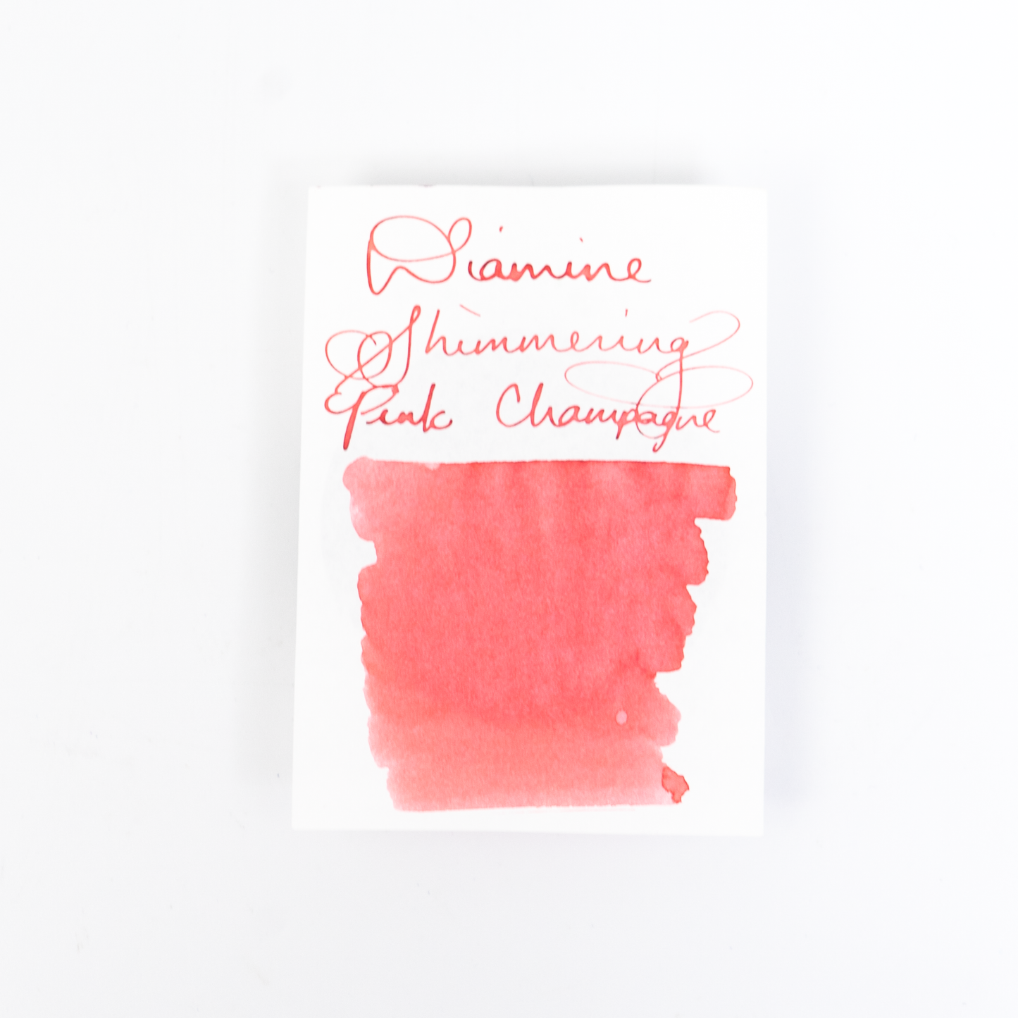 Diamine Pink Champagne (50ml) Bottled Ink (Shimmering Gold)