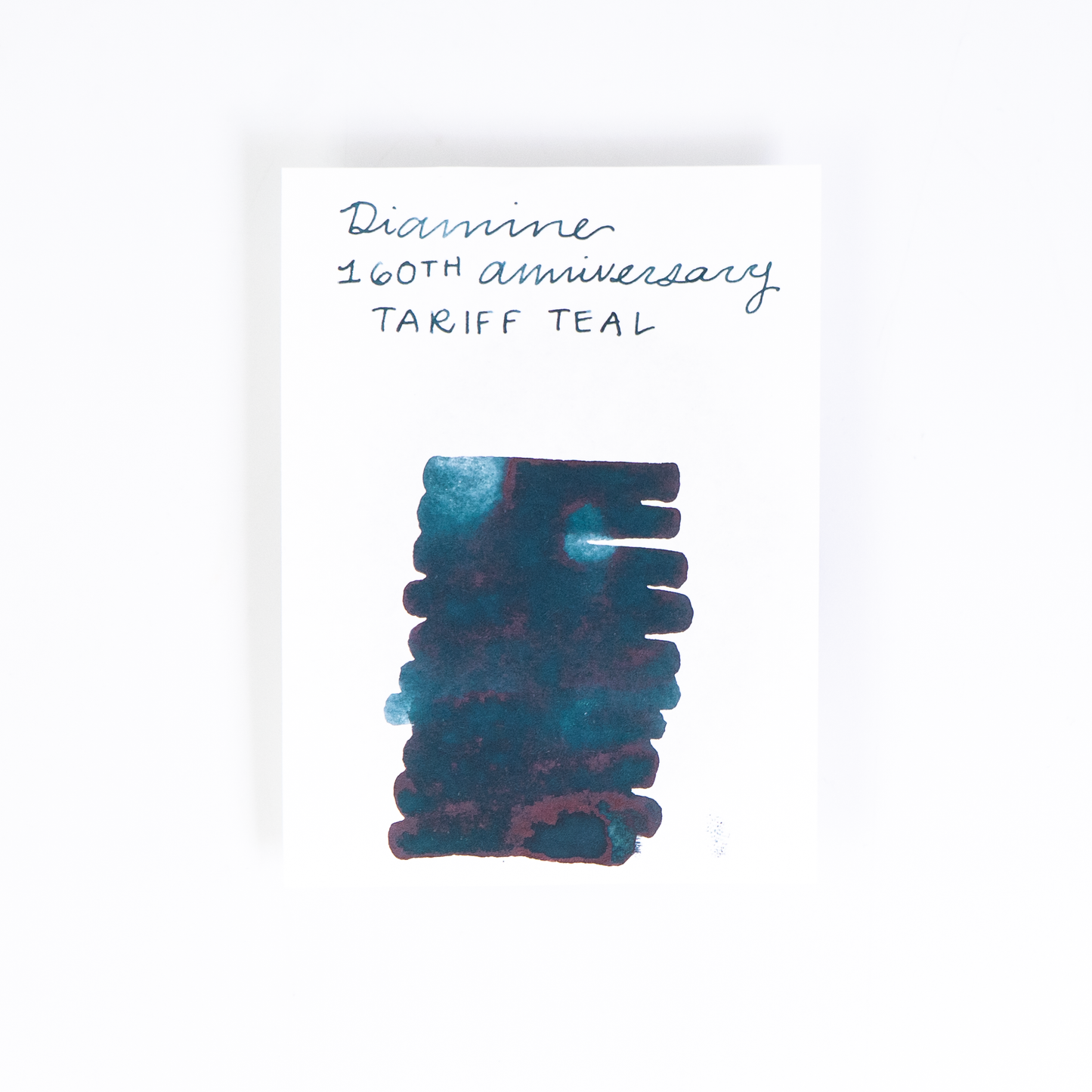 Diamine Tariff Teal (75ml) Bottled Ink - 160th Anniversary