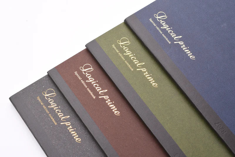 Nakabayashi Logical Prime A5 Ruled (7mm) Thread Binding Notebook - Green