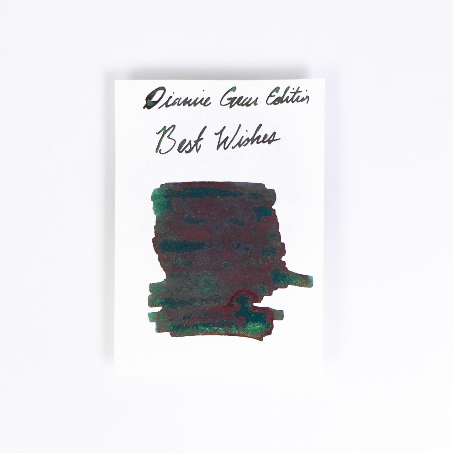 Diamine Best Wishes (50ml) Bottled Ink (Chameleon/Sheen) - Green Edition
