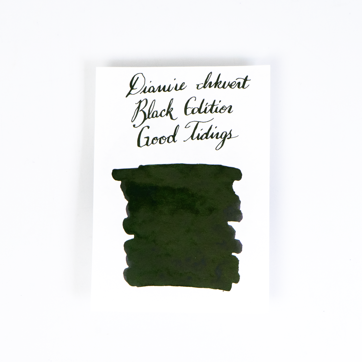 Diamine Good Tidings (50ml) Bottled Ink (Extreme Sheen) - Black Edition