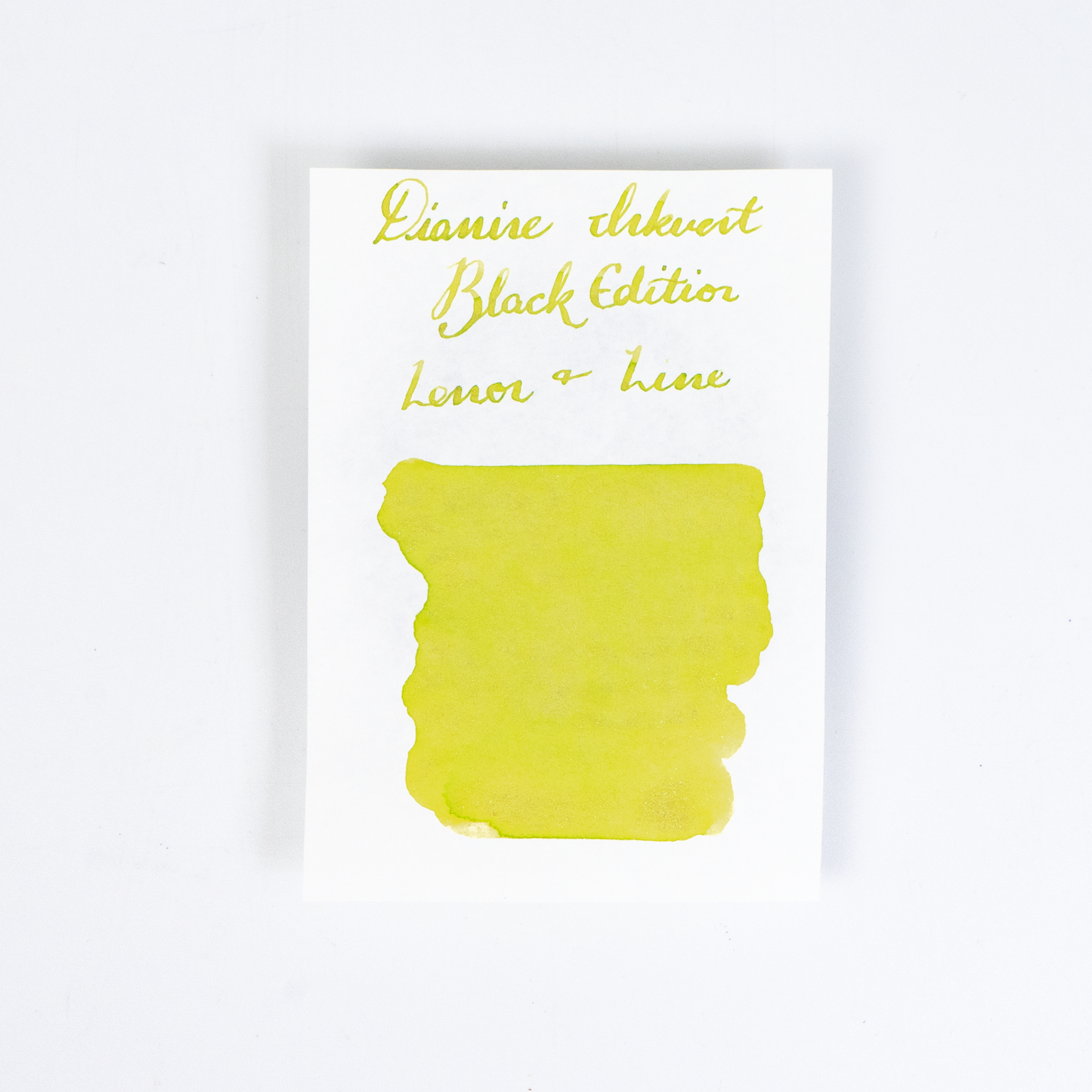 Diamine Lemon & Lime (50ml) Bottled Ink (Chameleon) - Black Edition